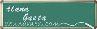 Alana Gaeta Visitenkarte
